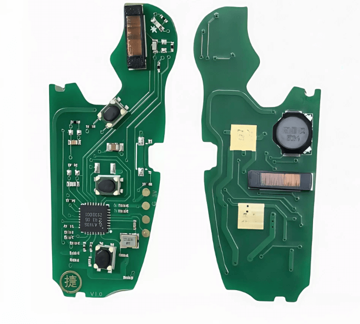 for Audi Flip Key Remote Fobs 3 Buttons with Electronics