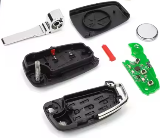 4(3+1) Buttons Audi Flip Key Remote Fobs with Electronics, 315Mhz, P/N 8P0837220E 8P0837220G 8V0837220A