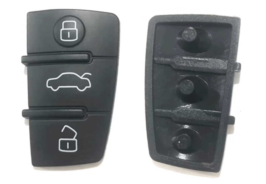 Rubber Buttons Pad for Audi Car Keys Remote Fob Repair