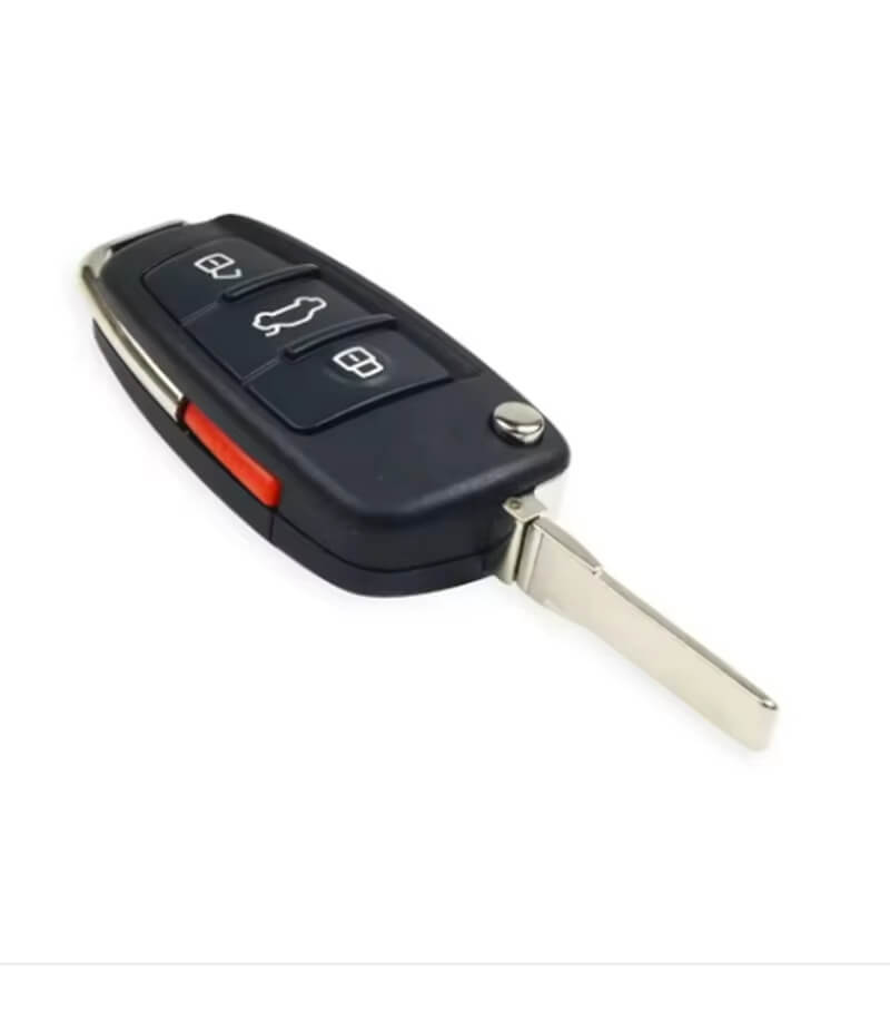 4(3+1) Buttons Audi Flip Key Remote Fobs with Electronics, 315Mhz, P/N 8P0837220E 8P0837220G 8V0837220A