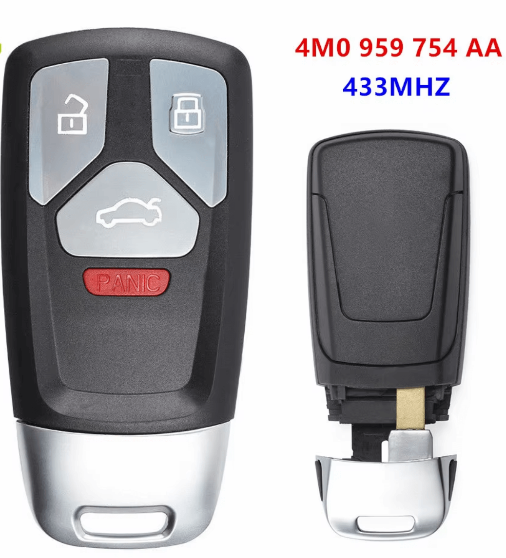 for 2016+ Audi MQB Smart Card Key Remote Fobs with Electronics, 315Mhz/433Mhz