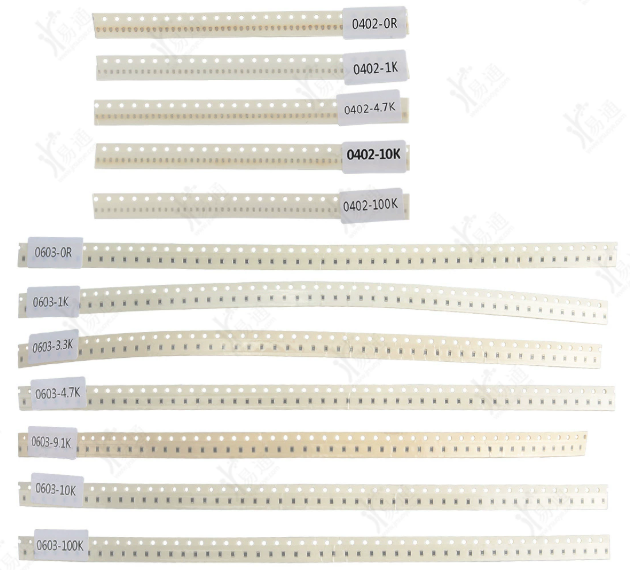 Car Remote Fob PCB Repair Components Kit 0603 and 0420 SMD Resistors Kit – 12 Different Values, 50 Pieces Each