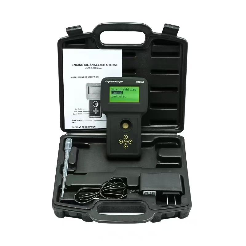 OTO350 Engine Oil Tester LED Display Oil Analyzer Black