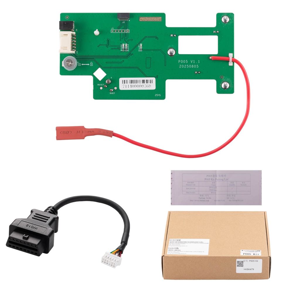 OBDSTAR P005 Adapter Kit Used for BMW BDC02 IMMO Function