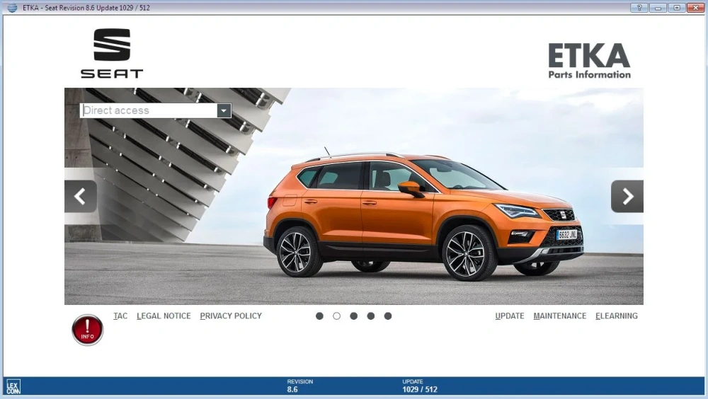 VAG ETKA Electronic Parts Catalogs (EPC) for cars Audi, Volkswagen, Skoda