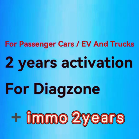 1 Year 2 Years Subscription Diagzone(DZ)  Pro Software Activation Cars+EV+ HD Trucks For TD2 (9884/6/7) Update