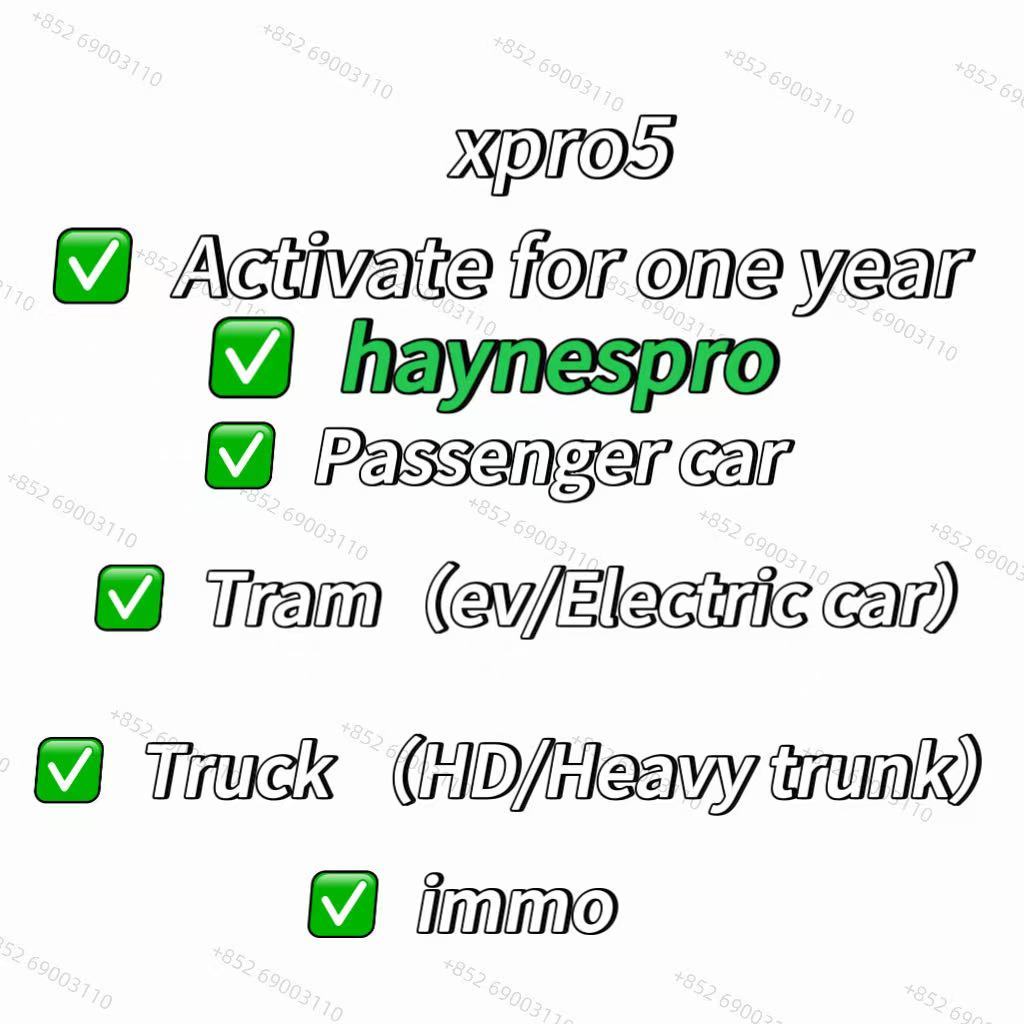 Xpro5 1 Year Subscription Software Activation For DBSCAR dbscar5/7 Easydiag 2.0 3.0 / Thinkdiag 2/ Golo/ Ediag Cars+EV+ HD+Immo
