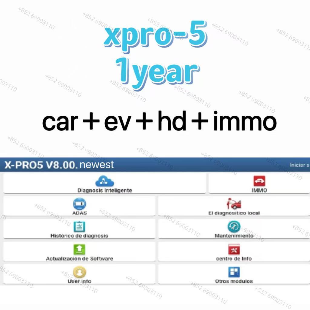Xpro5 1 Year Subscription Software Activation For DBSCAR dbscar5/7 Easydiag 2.0 3.0 / Thinkdiag 2/ Golo/ Ediag Cars+EV+ HD+Immo