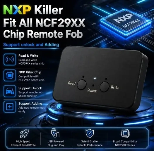 (Limited / Unlimited Version) NXP‑Killer NCF29XX Smart Key Cloning Chip Programmer