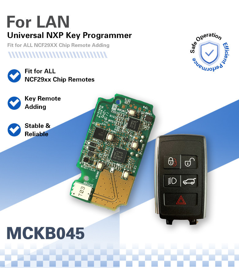 NXP KILLER MCKB Solder-free Adapter for Rang Rover NCF29XX Smart Key Copy