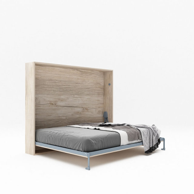 Queen horizontal murphy wall bed mechanism