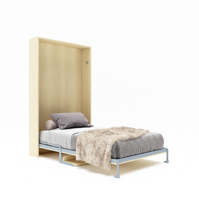 Double desk wall bed mechanism murphy bed with desk