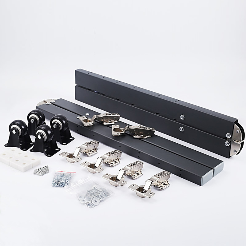 Fold out desk bracket mechanism