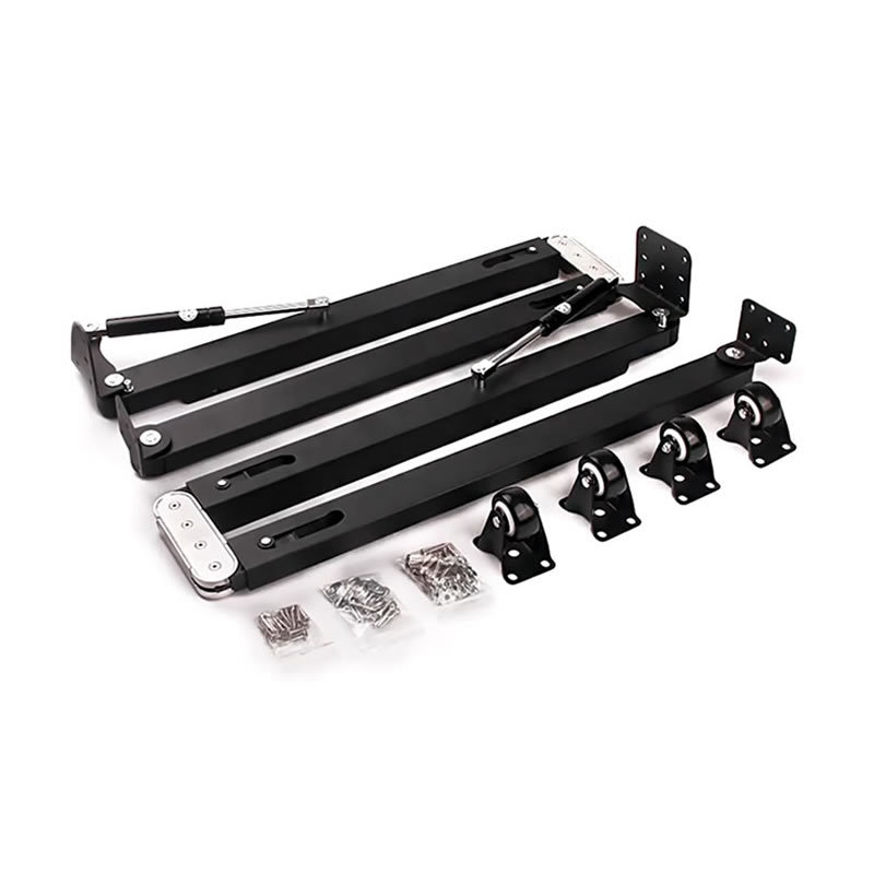 Fold down desk hardware kit for small room