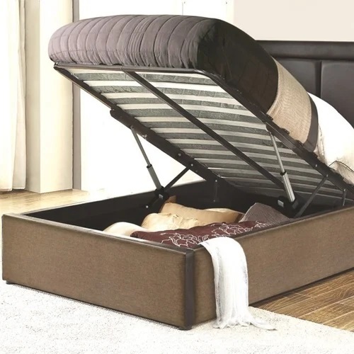 Electric heavy duty platform bed storage space lifting system remote control