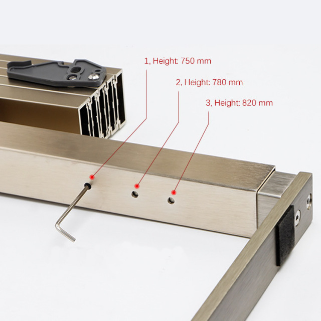 Pull out Dinner Table Slider Kit Extension slide for Desk