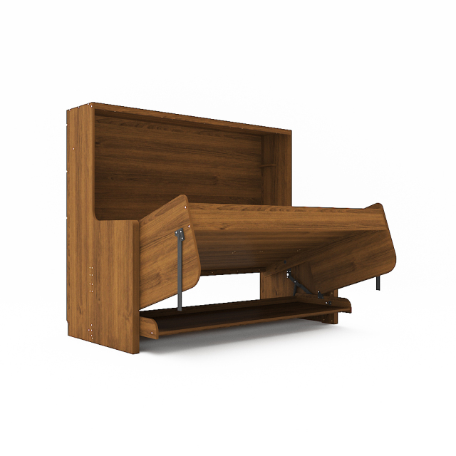 Maxplus Queen Size Horizontal Murphy Bed With Desk, Deluxe Wall Bed Mechanism for Transform Desk to Bed,Murphy Bed Queen Size Hardware Kit - Queen - Murphy Bed With Desk,Maxplus Industrial -- Desk Bed | Murphy Bed | Wall Bed | Storage Bed | Desk & Table