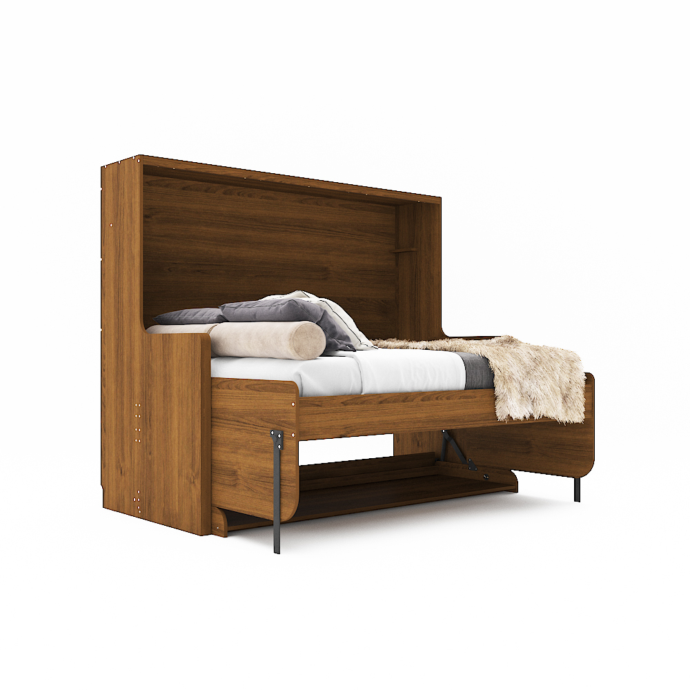 Maxplus Queen Size Horizontal Murphy Bed With Desk, Deluxe Wall Bed Mechanism for Transform Desk to Bed,Murphy Bed Queen Size Hardware Kit - Queen - Murphy Bed With Desk,Maxplus Industrial -- Desk Bed | Murphy Bed | Wall Bed | Storage Bed | Desk & Table