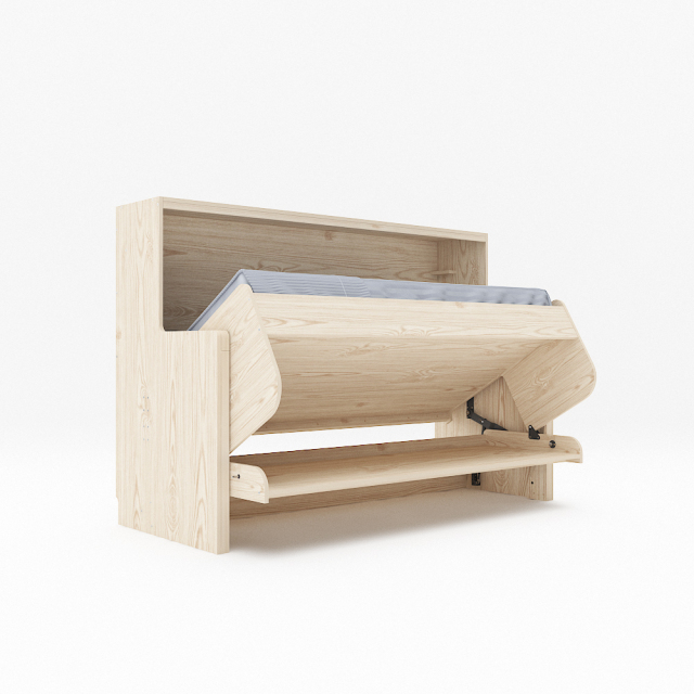Twin Murphy Desk Bed Kit -DIY Wallbed Frame Hardware Kit with Always-Level Desk