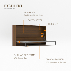 Wall Bed Mechanism For Single, Twin, Twin XL Size,,Murphy Bed Kit, Twin Horizontal Deluxe Wall Bed Mechanism Hardware Kit,Maxplus Industrial -- Desk Bed | Murphy Bed | Wall Bed | Storage Bed | Desk & Table