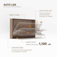 Wall Bed With Desk Mechanism For Super Single, Double, Full Size,Murphy Bed With Desk Hardware Kit Full-Heavy Duty DIY Wallbed,Maxplus Industrial -- Desk Bed | Murphy Bed | Wall Bed | Storage Bed | Desk & Table