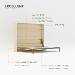 Wall Bed Mechanism For Queen Size,Horizontal Wall Bed for Space-Saving -Hide Away Design Full Murphy Bed,Maxplus Industrial -- Desk Bed | Murphy Bed | Wall Bed | Storage Bed | Desk & Table