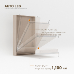 Wall Bed Mechanism For Super Single, Double, Full Size,Doubl Size Vertical Deluxe DIY Wall Bed Mechanical Hardware Kit,Maxplus Industrial -- Desk Bed | Murphy Bed | Wall Bed | Storage Bed | Desk & Table