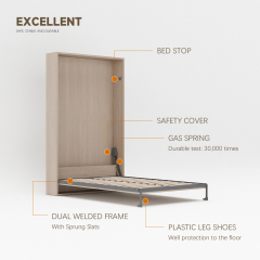 Wall Bed Mechanism For Super Single, Double, Full Size,Doubl Size Vertical Deluxe DIY Wall Bed Mechanical Hardware Kit,Maxplus Industrial -- Desk Bed | Murphy Bed | Wall Bed | Storage Bed | Desk & Table