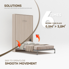 Wall Bed Mechanism For Super Single, Double, Full Size,Doubl Size Vertical Deluxe DIY Wall Bed Mechanical Hardware Kit,Maxplus Industrial -- Desk Bed | Murphy Bed | Wall Bed | Storage Bed | Desk & Table