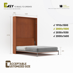 Wall Bed Mechanism For Queen Size,Vertical Deluxe Wall Bed Mechanical Hardware Kit, Murphy Bed Queen,Maxplus Industrial -- Desk Bed | Murphy Bed | Wall Bed | Storage Bed | Desk & Table