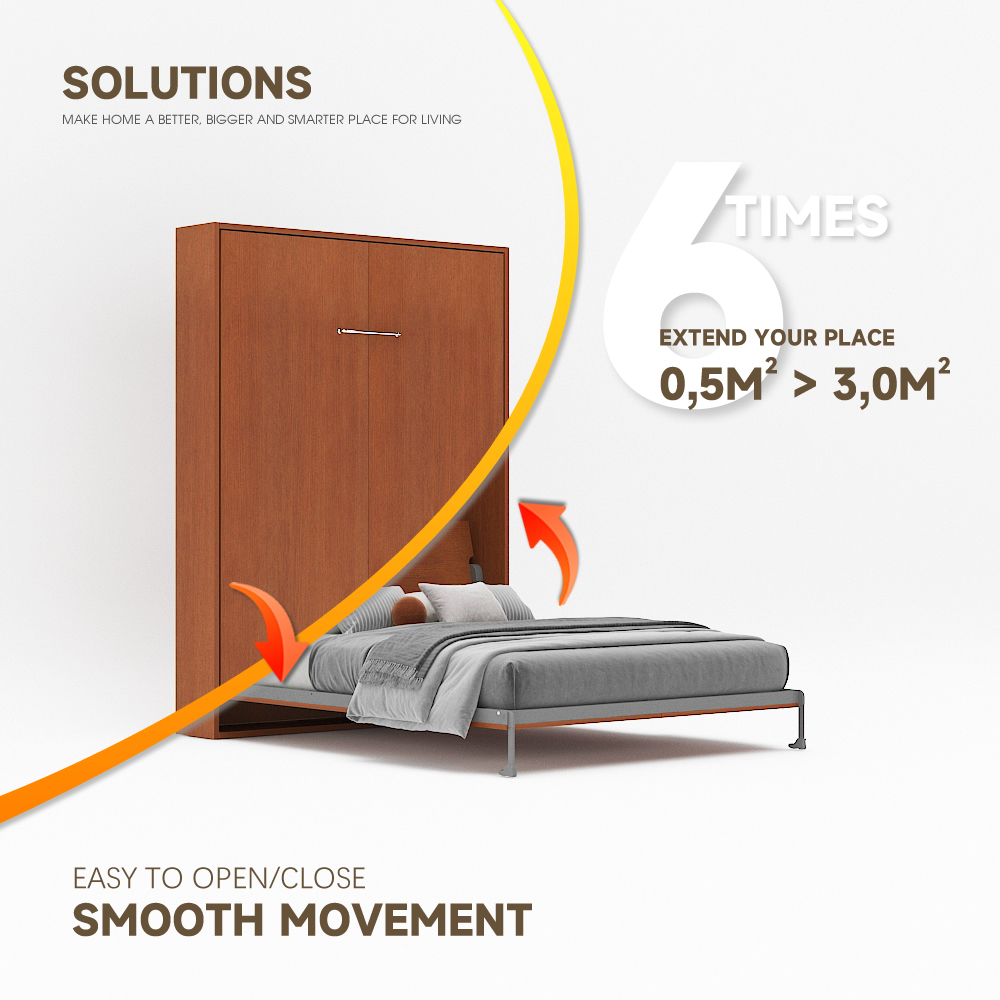 Wall Bed Mechanism For Queen Size,Vertical Deluxe Wall Bed Mechanical Hardware Kit, Murphy Bed Queen,Maxplus Industrial -- Desk Bed | Murphy Bed | Wall Bed | Storage Bed | Desk & Table