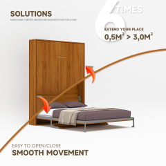 Mechanism For Wall Bed With Shelf Desk For Queen Size,Queen Size Murphy Bed Hardware Kit – Vertical Wall Bed With Desk,Maxplus Industrial -- Desk Bed | Murphy Bed | Wall Bed | Storage Bed | Desk & Table