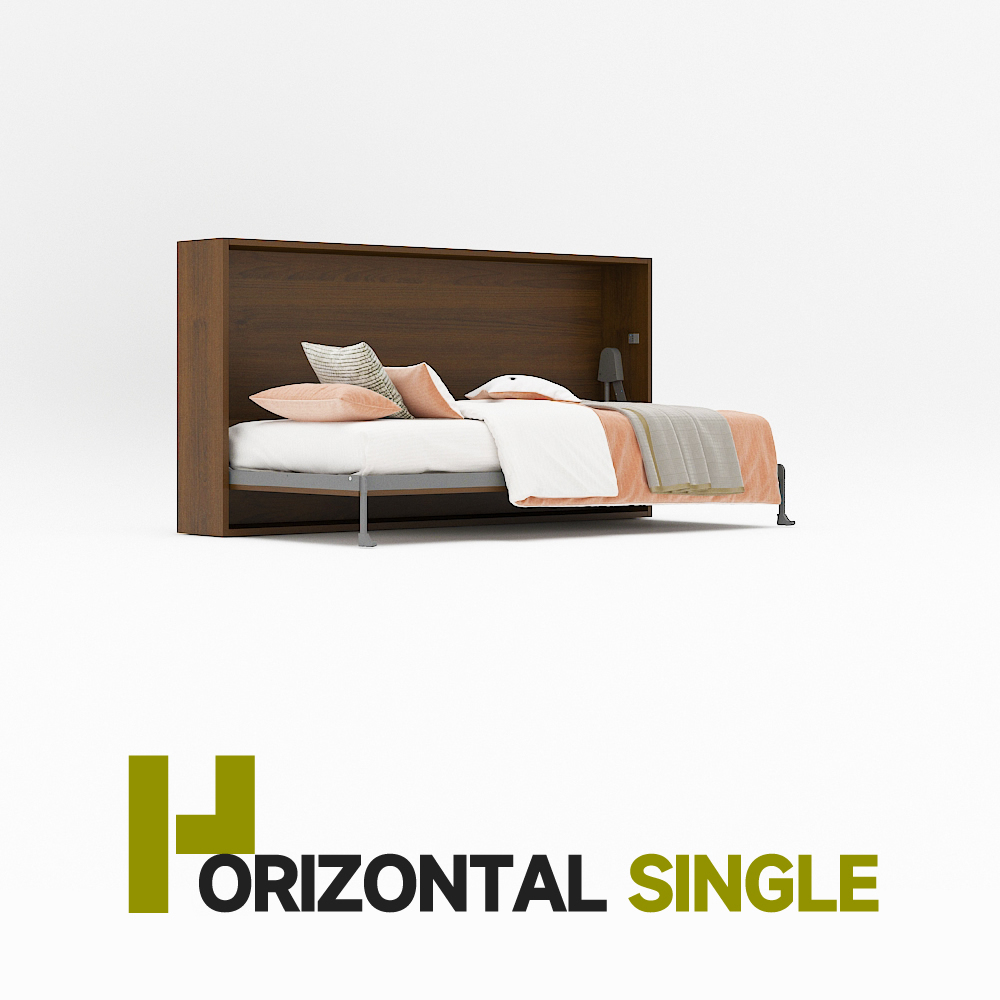 Wall Bed Mechanism For Single, Twin, Twin XL Size,,Murphy Bed Kit, Twin Horizontal Deluxe Wall Bed Mechanism Hardware Kit,Maxplus Industrial -- Desk Bed | Murphy Bed | Wall Bed | Storage Bed | Desk & Table