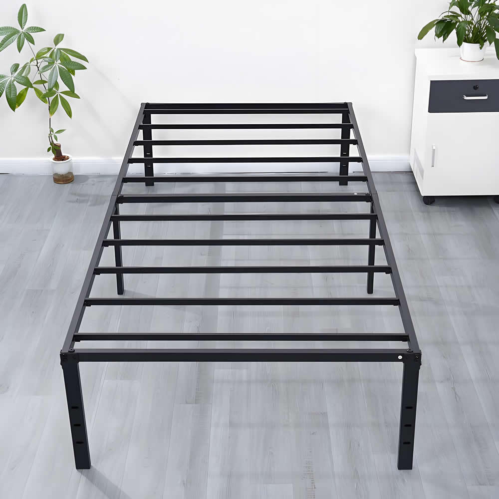 12-18 Inch Twin Size Metal Platform Bed- Twin XL Heavy Duty Metal Bed Frame,14 Inch Twin Metal Platform Bed- Twin XL Heavy Duty Metal Bed Frame,Maxplus Industrial -- Desk Bed | Murphy Bed | Wall Bed | Storage Bed | Desk & Table