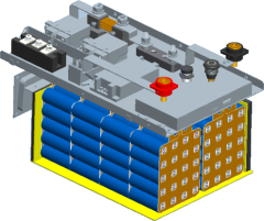 24V Lithium Battery with Cylindric Cells for Floor Scrubber