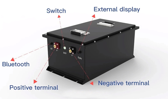 Sunpack 48V 100Ah Lithium LiFePO4 Battery Pack for Golf Cart