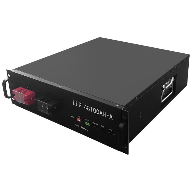 48V 100Ah Server Rack LifePO4 Lithium Cell Solar Energy Storage Battery