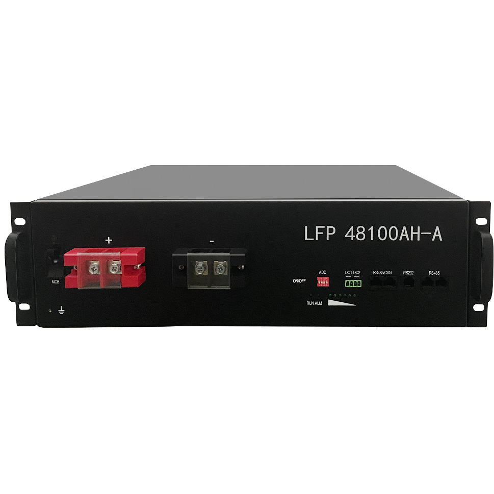 48V 100Ah Server Rack LifePO4 Lithium Cell Solar Energy Storage Battery