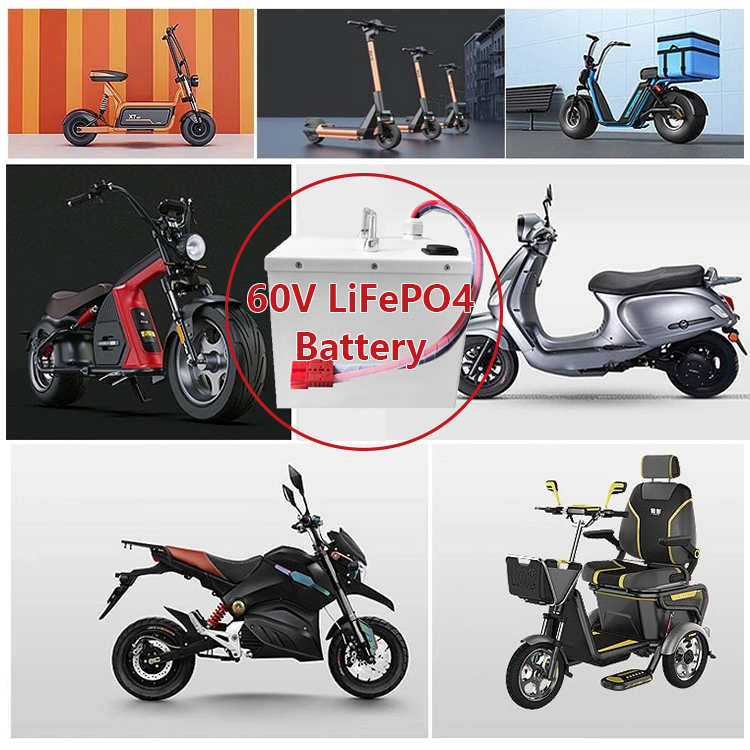 60V 10Ah IP56 Waterproof Electric Scooter Lithium LiFePO4 Cell Battery