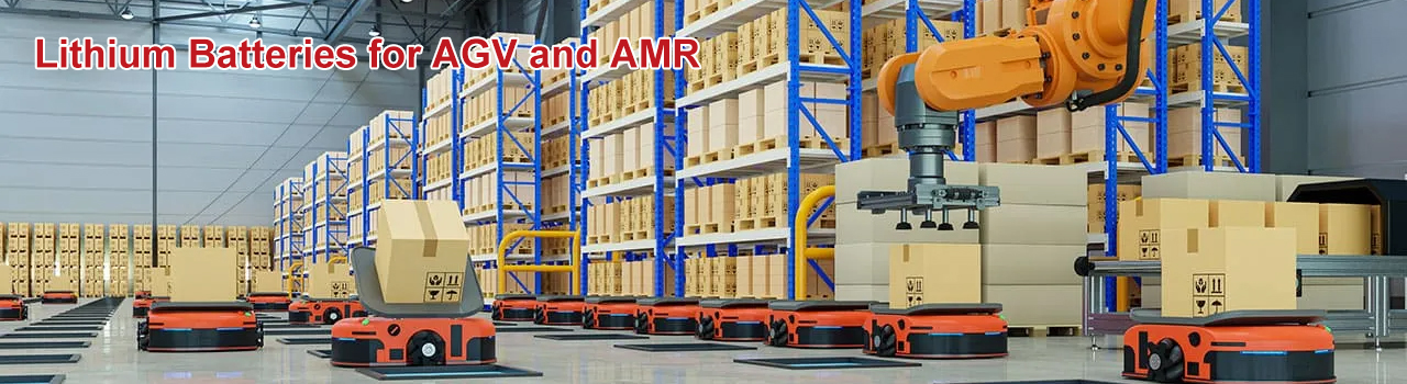 lithium batteries for AGV and AMR