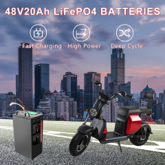48V 20Ah Electric Bike Scooter LiFePO4  Lithium Iron Phosphate Battery