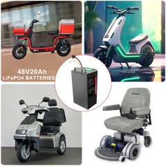 48V 20Ah Electric Bike Scooter LiFePO4  Lithium Iron Phosphate Battery