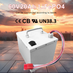 60V 20Ah Electric Scooter Motorcycle LiFePO4 Lithium Ion Cell Battery