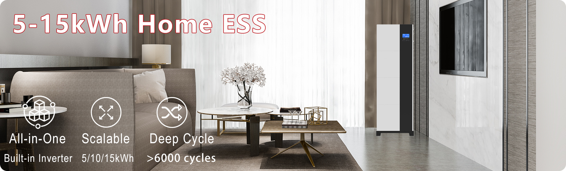 5-15kWh All-In-One ESS features