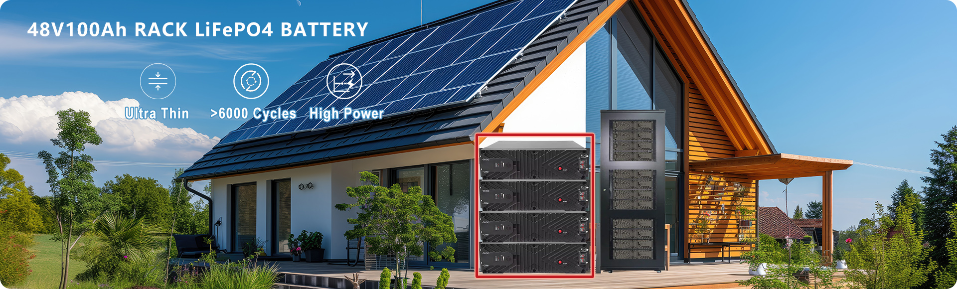 Key Features of 48V100Ah Server Rack LiFePO4 Battery 