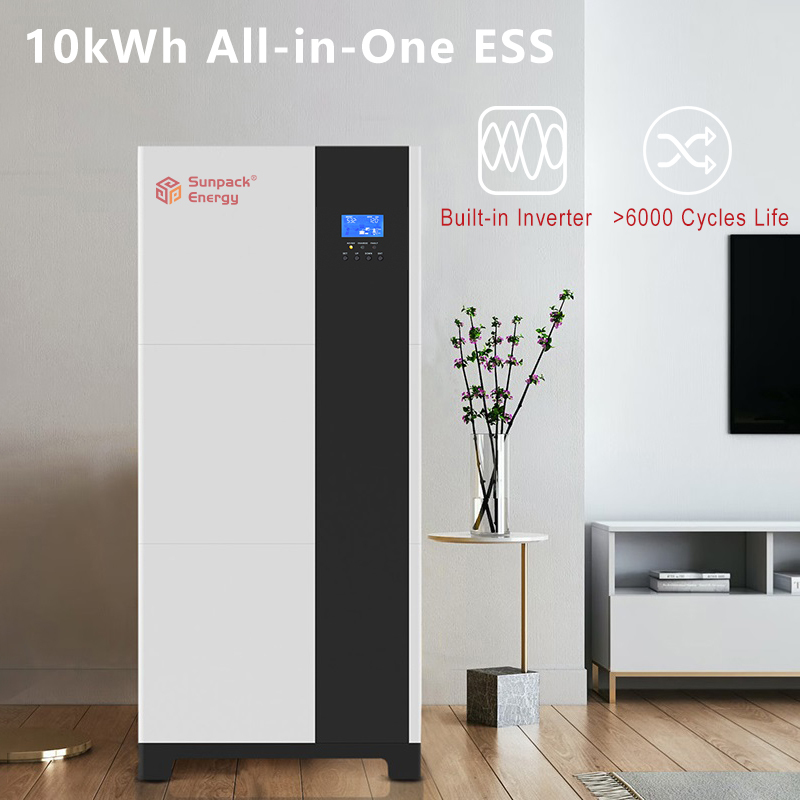 5-15kWh LiFePO4 Solar Power Battery All-In-One Energy Storage System