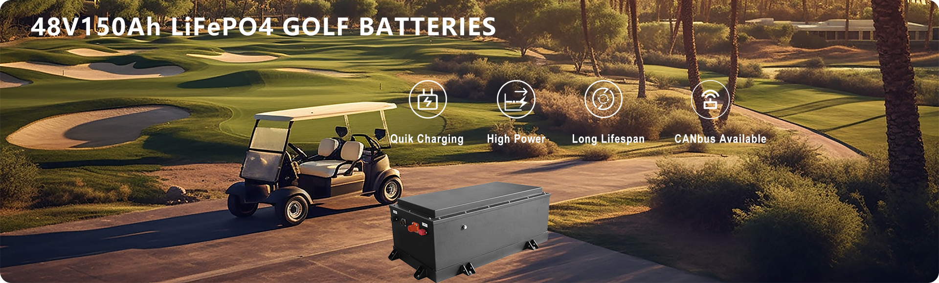 48V 150Ah Golf Cart Battery Key Features