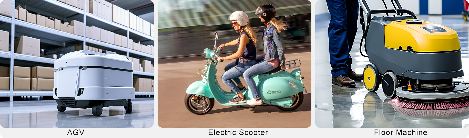 Application scenarios of 24V60Ah LiFePO4 AGV Battery