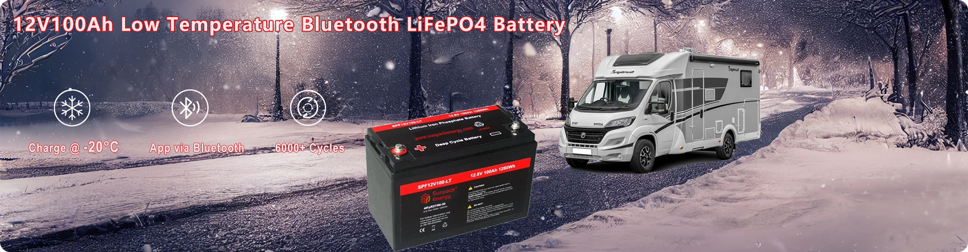 Key features of 12V100Ah Low Temperature Bluetooth Battery