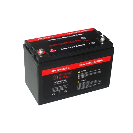 12V 100Ah Low Temperature LiFePO4 Cell Battery with Bluetooth and App